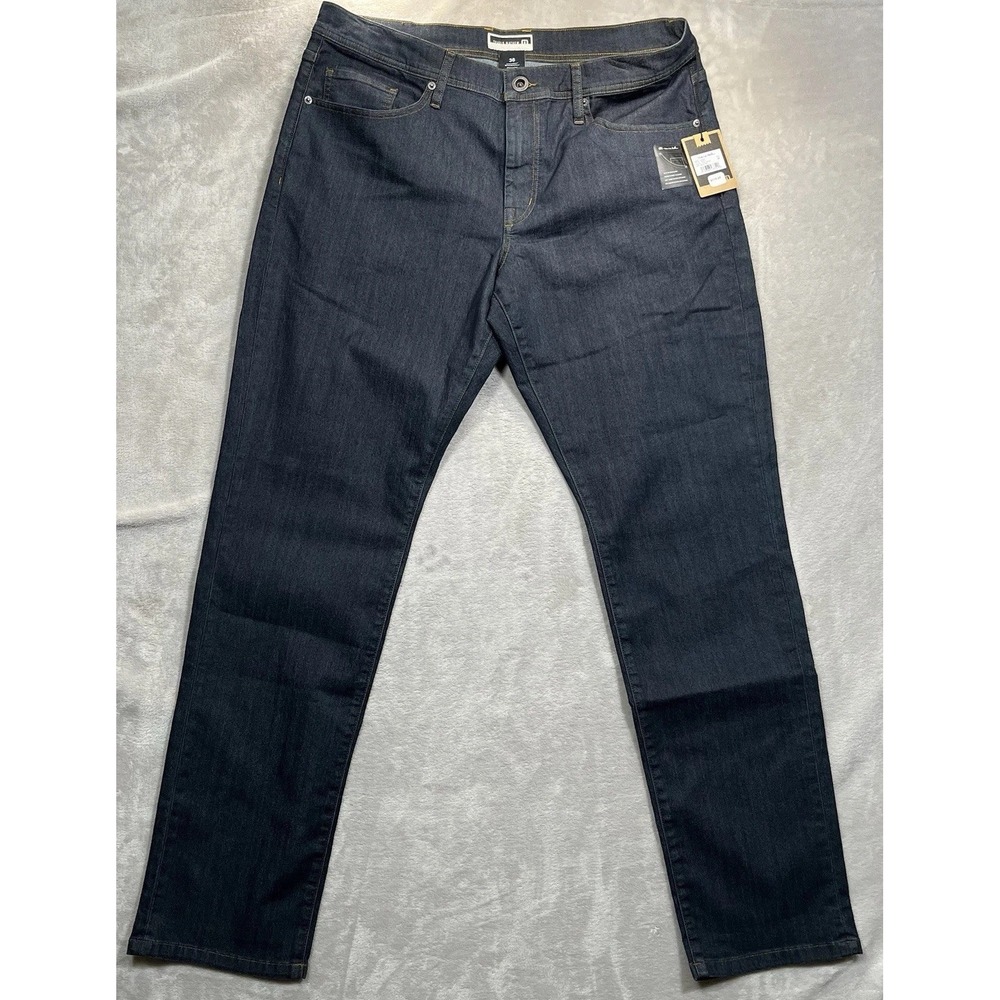 NWT Travis Mathew Legacy Featherweight Straight Leg Jeans 36 Indigo Dark Wash